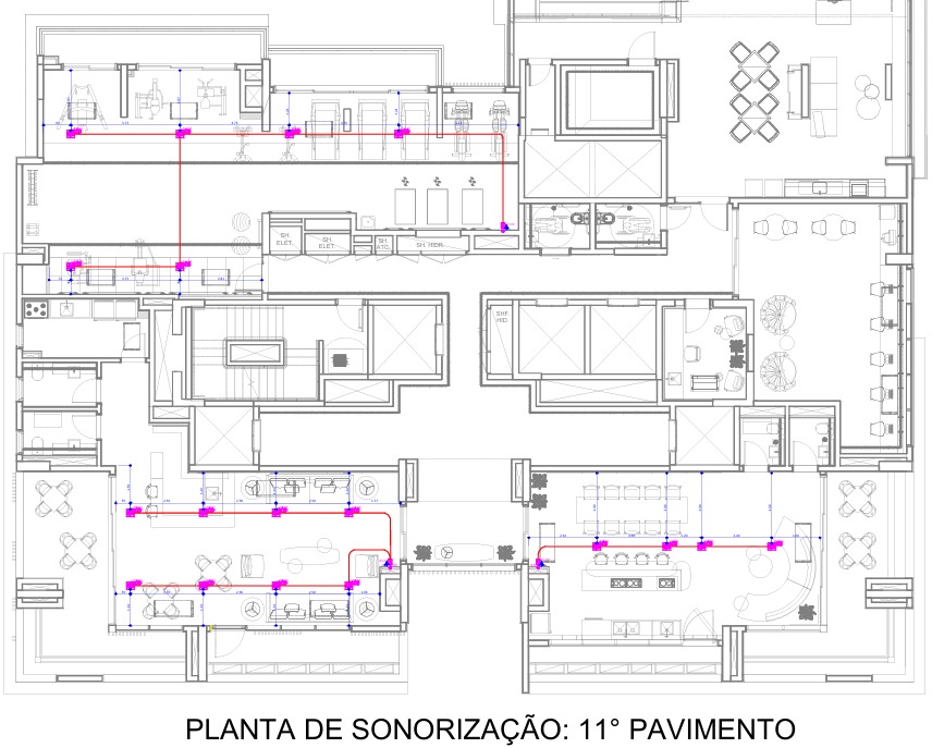 Planta de sonorização